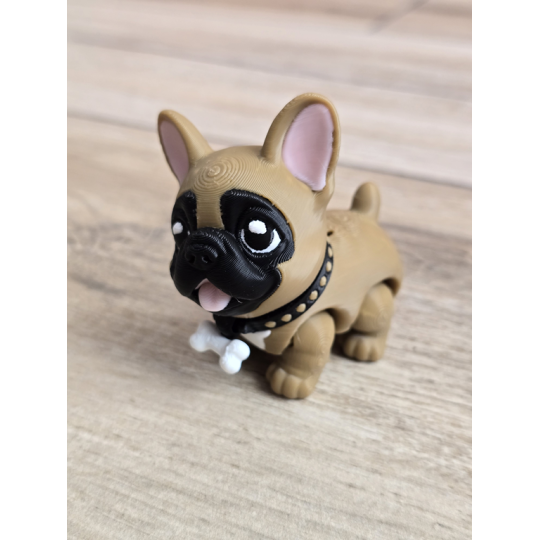Figurka Buldog Francuski 3d - Druk3d fidget mixGadzet