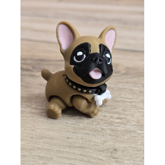 Figurka Buldog Francuski 3d - Druk3d fidget mixGadzet
