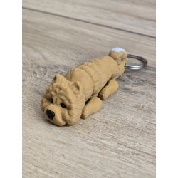 Breloczek Chow Chow 3d - Seria Psów Brelok Druk3d fidget Keychain mixGadzet