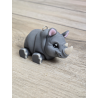 Breloczek Nosorożec 3d - Brelok Druk3d fidget Keychain mixGadzet