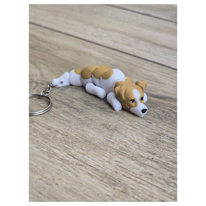 Breloczek JRT 3d - Seria Psów Brelok Druk3d fidget Keychain mixGadzet