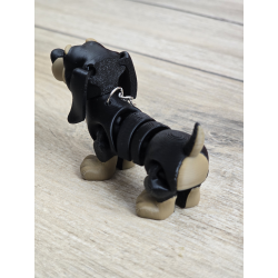Breloczek Jamnik 3d - Seria Psów Brelok Druk3d fidget Keychain mixGadzet