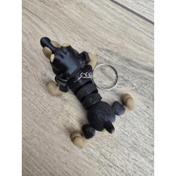 Breloczek Jamnik 3d - Seria Psów Brelok Druk3d fidget Keychain mixGadzet