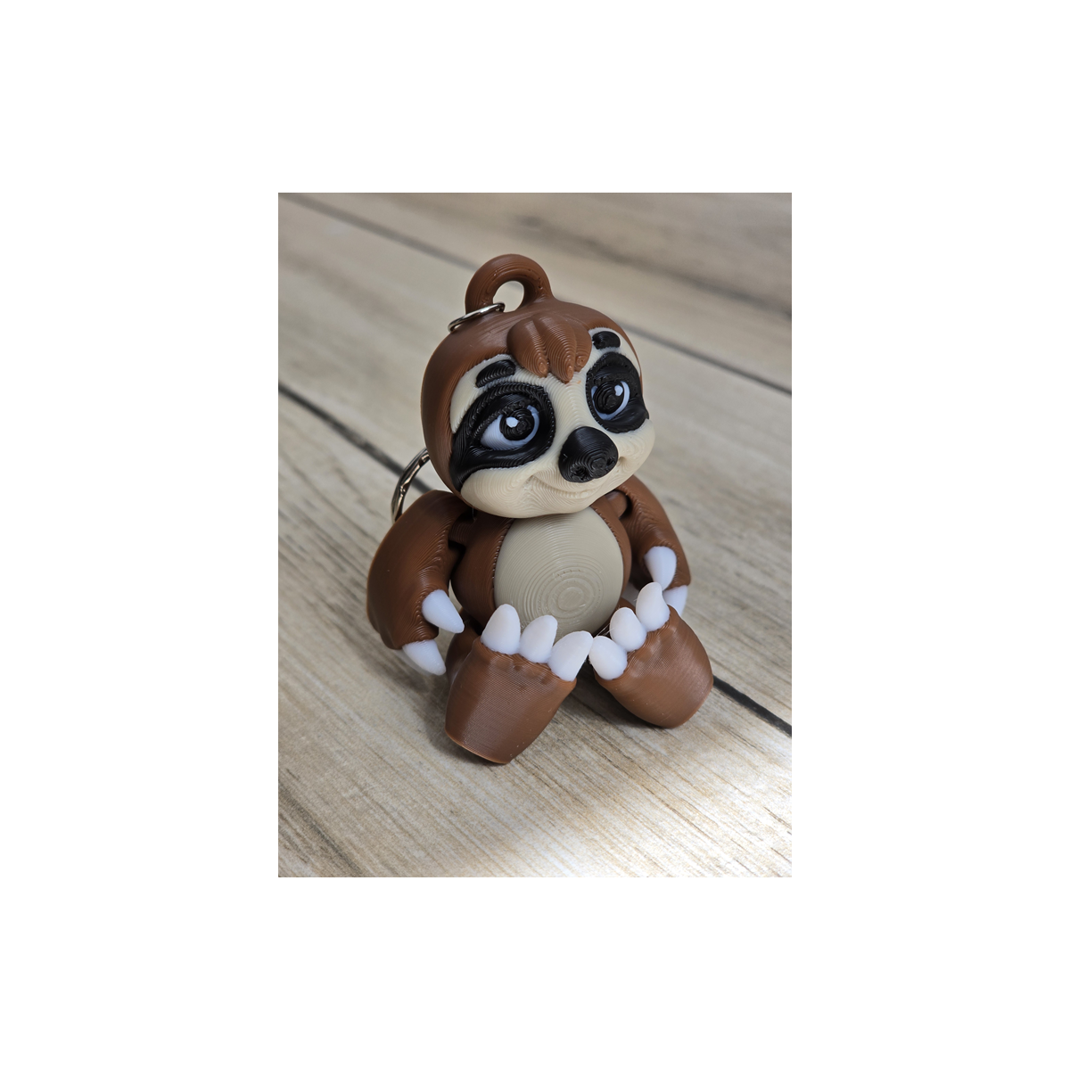 Uroczy Breloczek Leniwiec - Twój Słodki Towarzysz -Brelok Druk3d Keychain