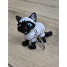 Breloczek Syjamski kot 3d - Brelok Druk3d fidget Keychain mixGadzet