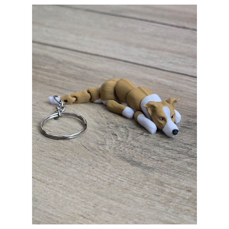 Breloczek Greyhound 3d - Seria Psów Brelok Druk3d fidget Keychain mixGadzet