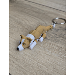Breloczek Greyhound 3d - Seria Psów Brelok Druk3d fidget Keychain mixGadzet