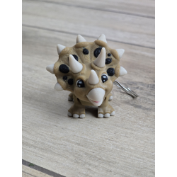 Breloczek Triceratops 3d - Brelok Druk3d fidget Keychain mixGadzet