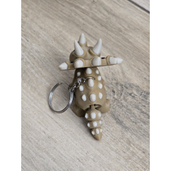 Breloczek Triceratops 3d - Brelok Druk3d fidget Keychain mixGadzet