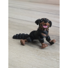 Breloczek Rottweiler z długim ogonem 3d - Brelok Druk3d fidget Keychain