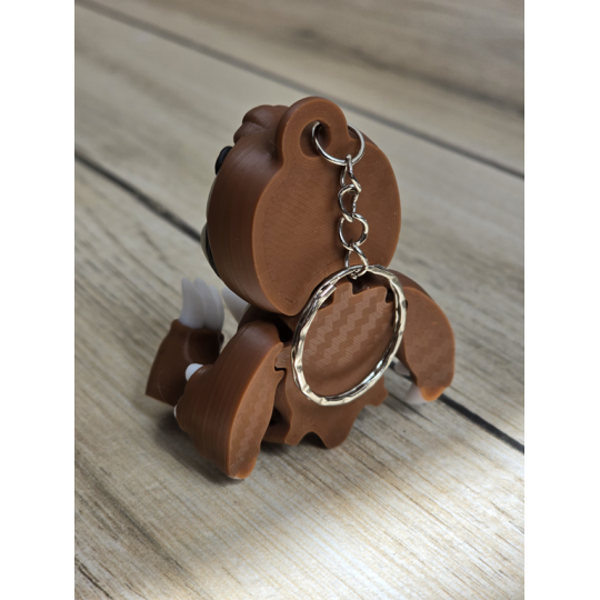 Uroczy Breloczek Leniwiec - Twój Słodki Towarzysz -Brelok Druk3d Keychain