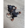 Rottweiler Twój Wierny Towarzysz w Miniaturze! 3d - Brelok Druk3d Keychain