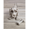 Figurka Szkielet Jamnika (18cm) + Gratisowa Kość! 3d - Brelok Druk3d fidget