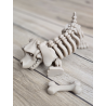 Figurka Szkielet Jamnika (18cm) + Gratisowa Kość! 3d - Brelok Druk3d fidget