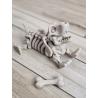 Figurka Szkielet Jamnika (18cm) + Gratisowa Kość! 3d - Brelok Druk3d fidget