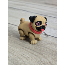 Breloczek Mops 3d - Brelok...