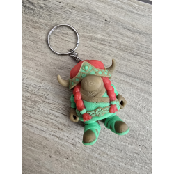 Breloczek Viking Gnome Girl 3d - Brelok Druk3d fidget Keychain mixGadzet