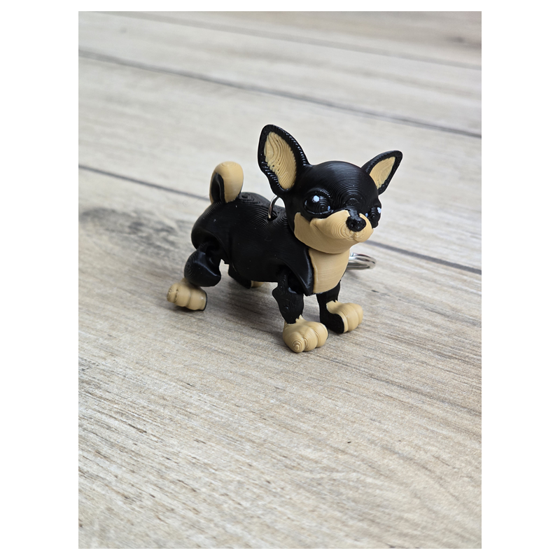 Breloczek Chihuahua 3d - Brelok Druk3d fidget Keychain mixGadzet