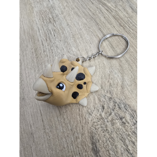 Uroczy Breloczek Triceratops 3D - Brelok Druk3d fidget Keychain mixGadzet