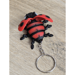 Breloczek Biedronka 3d - Brelok Druk3d fidget Keychain mixGadzet