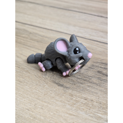 Breloczek Myszka 3d - Brelok Druk3d fidget Keychain mixGadzet