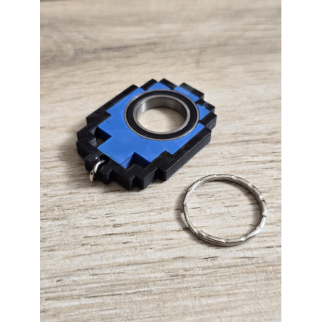 KeySpinner Minecraft 3d - Brelok Druk3d fidget Keyrambit KeyFlipper