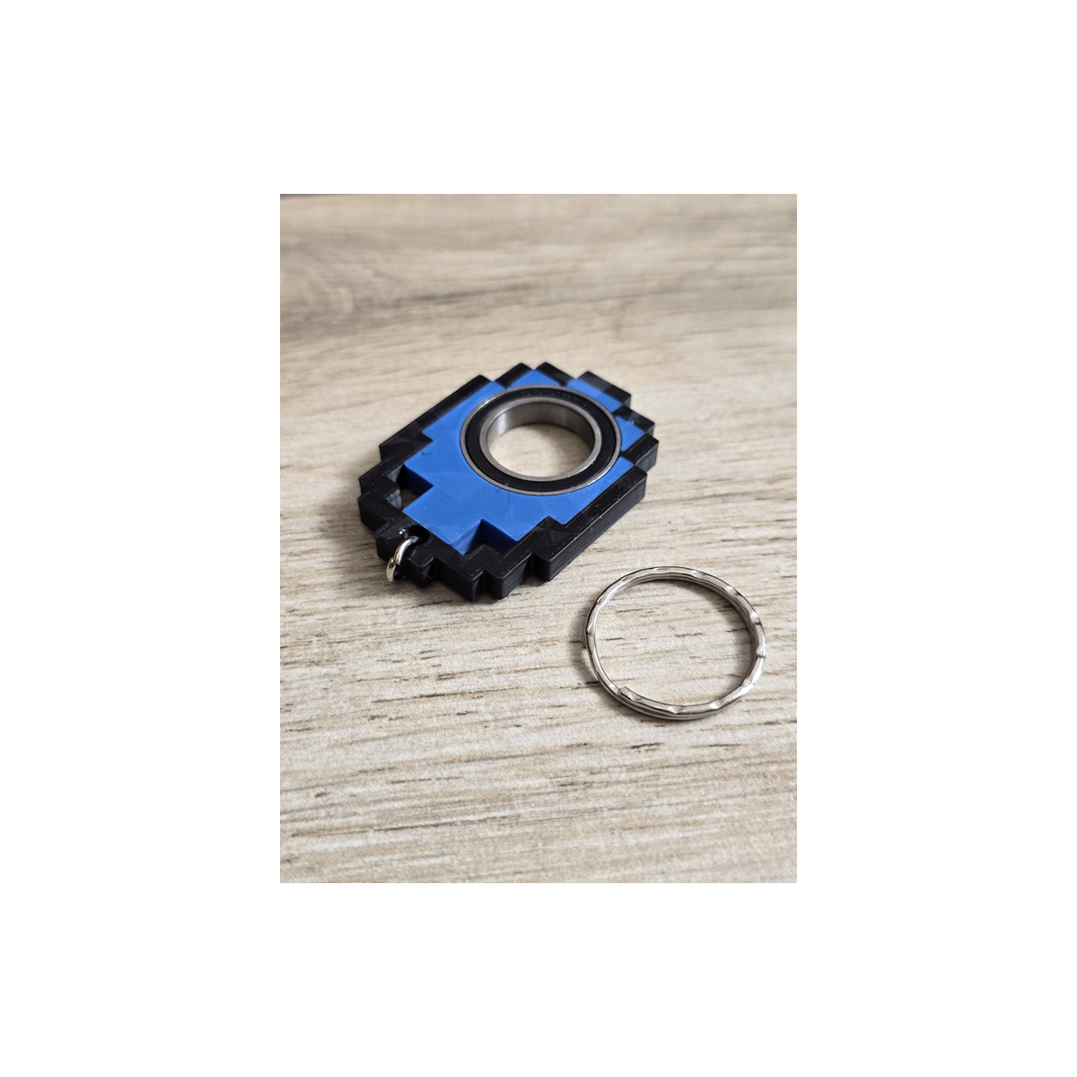 KeySpinner Minecraft 3d - Brelok Druk3d fidget Keyrambit KeyFlipper