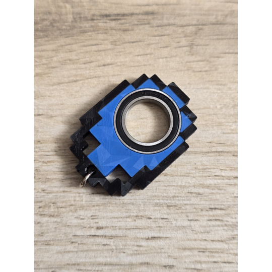 KeySpinner Minecraft 3d - Brelok Druk3d fidget Keyrambit KeyFlipper