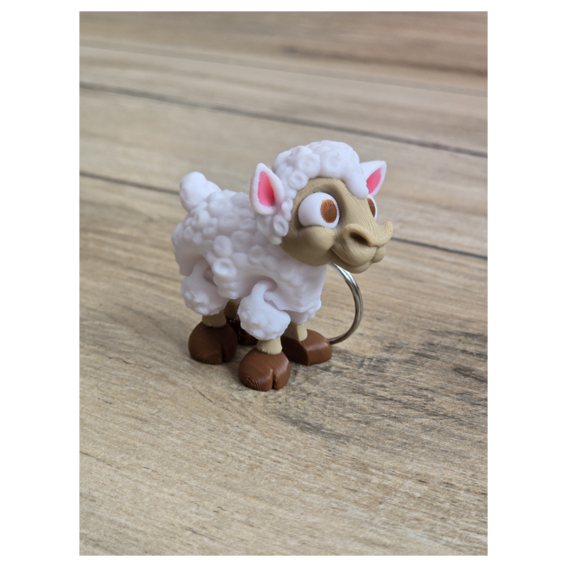 Breloczek Owieczka 3d - Brelok Druk3d fidget Keychain mixGadzet