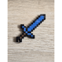Breloczek Diamentowy Miecz Minecraft 3d - Brelok Druk3d fidget Keychain