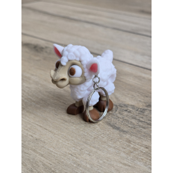 Breloczek Owieczka 3d - Brelok Druk3d fidget Keychain mixGadzet