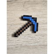 Breloczek Diamentowy Kilof Minecraft 3d - Brelok Druk3d fidget Keychain