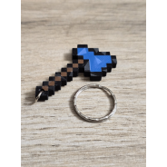 Breloczek Diamentowy Topur Minecraft 3d - Brelok Druk3d fidget Keychain