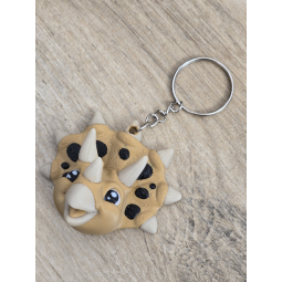 Uroczy Breloczek Triceratops 3D - Brelok Druk3d fidget Keychain mixGadzet