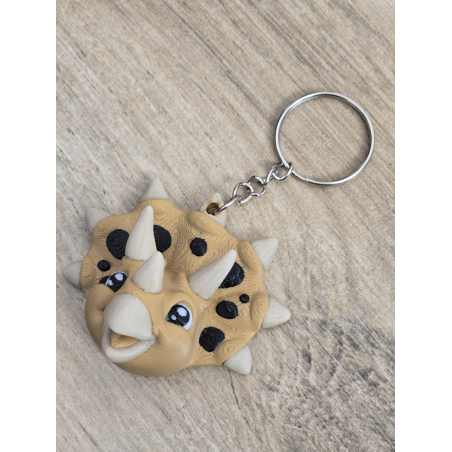 Uroczy Breloczek Triceratops 3D - Brelok Druk3d fidget Keychain mixGadzet