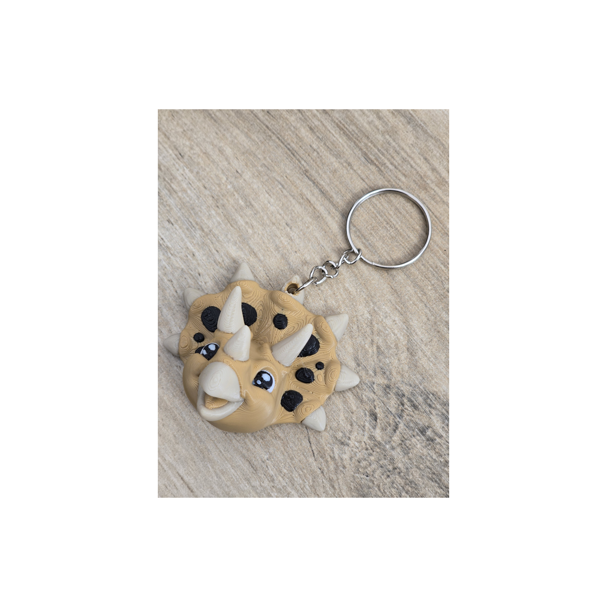 Uroczy Breloczek Triceratops 3D - Brelok Druk3d fidget Keychain mixGadzet