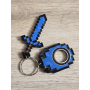 KeySpinner + Diamentowy Miecz Minecraft - Brelok Druk3d fidget KeyFlipper