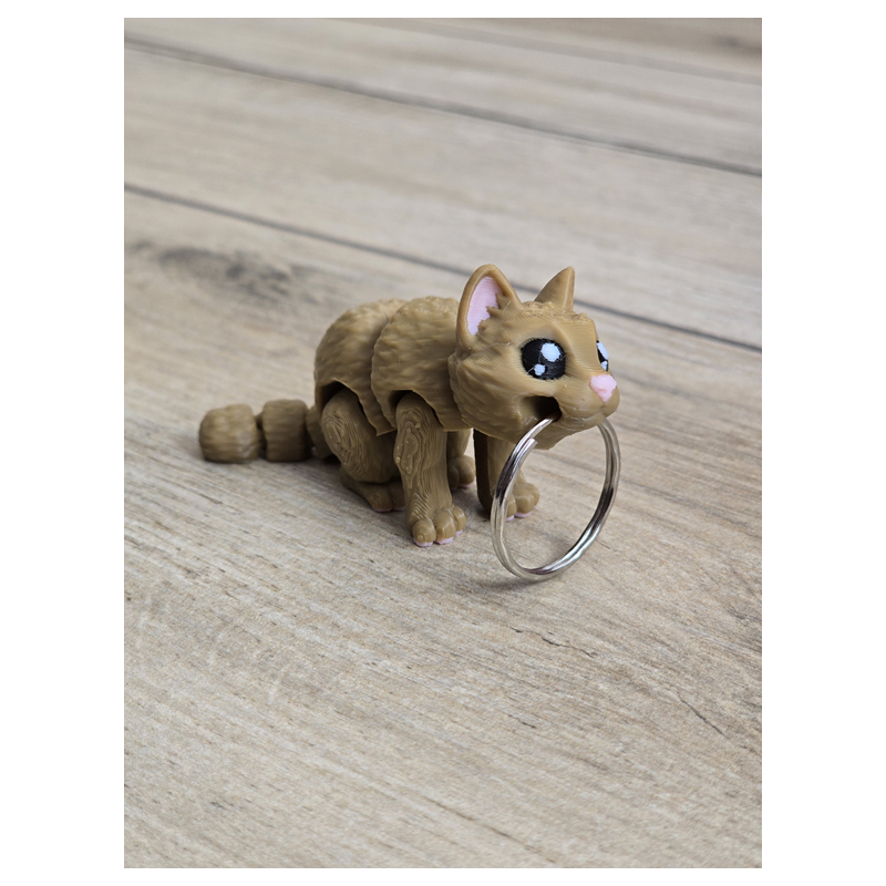 Breloczek Kotek 3d - Brelok Druk3d fidget Keychain mixGadzet