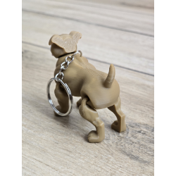 Breloczek Pitbull 3d - Brelok Druk3d fidget Keychain mixGadzet
