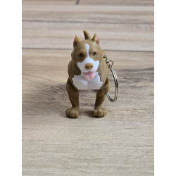 Breloczek Pitbull 3d - Brelok Druk3d fidget Keychain mixGadzet