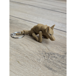 Breloczek Pharaoh Hound 3d - Seria Psów Brelok Druk3d fidget Keychain