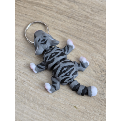 Breloczek Tygrys 3d - Brelok Druk3d fidget Keychain mixGadzet