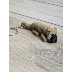Breloczek Shar Pei 3d -...