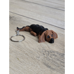 Breloczek Bassethound 3d -...