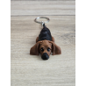 Breloczek Bassethound 3d - Seria Psów Brelok Druk3d fidget Keychain