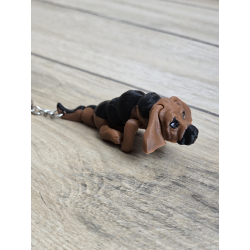 Breloczek Bassethound 3d - Seria Psów Brelok Druk3d fidget Keychain