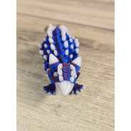 Brelok Ankylozaur 13cm Świecący w Nocy na Niebiesko Druk3d Keychain fidget