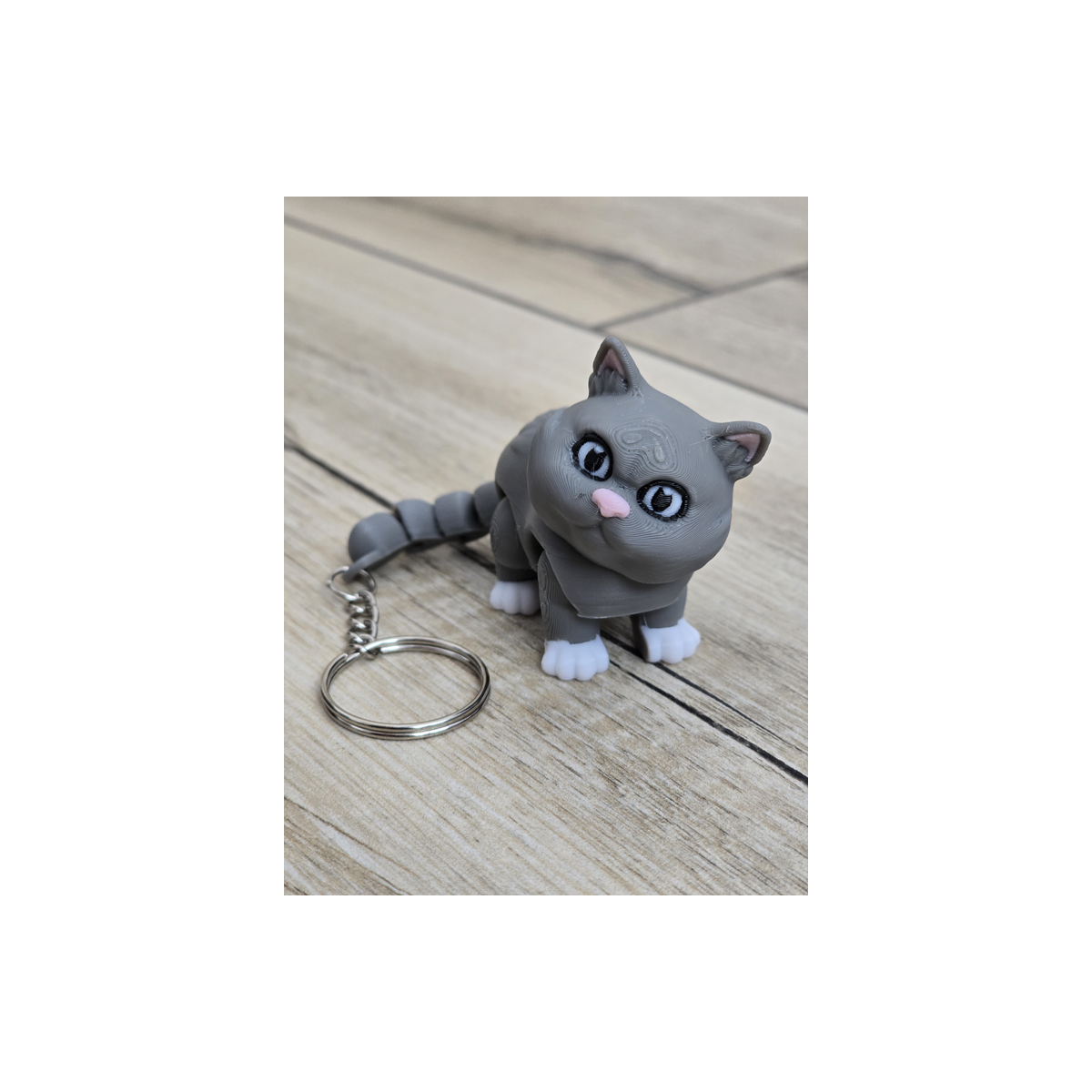 Uroczy Koci Breloczek 3D - Brelok Druk3d fidget Keychain mixGadzet