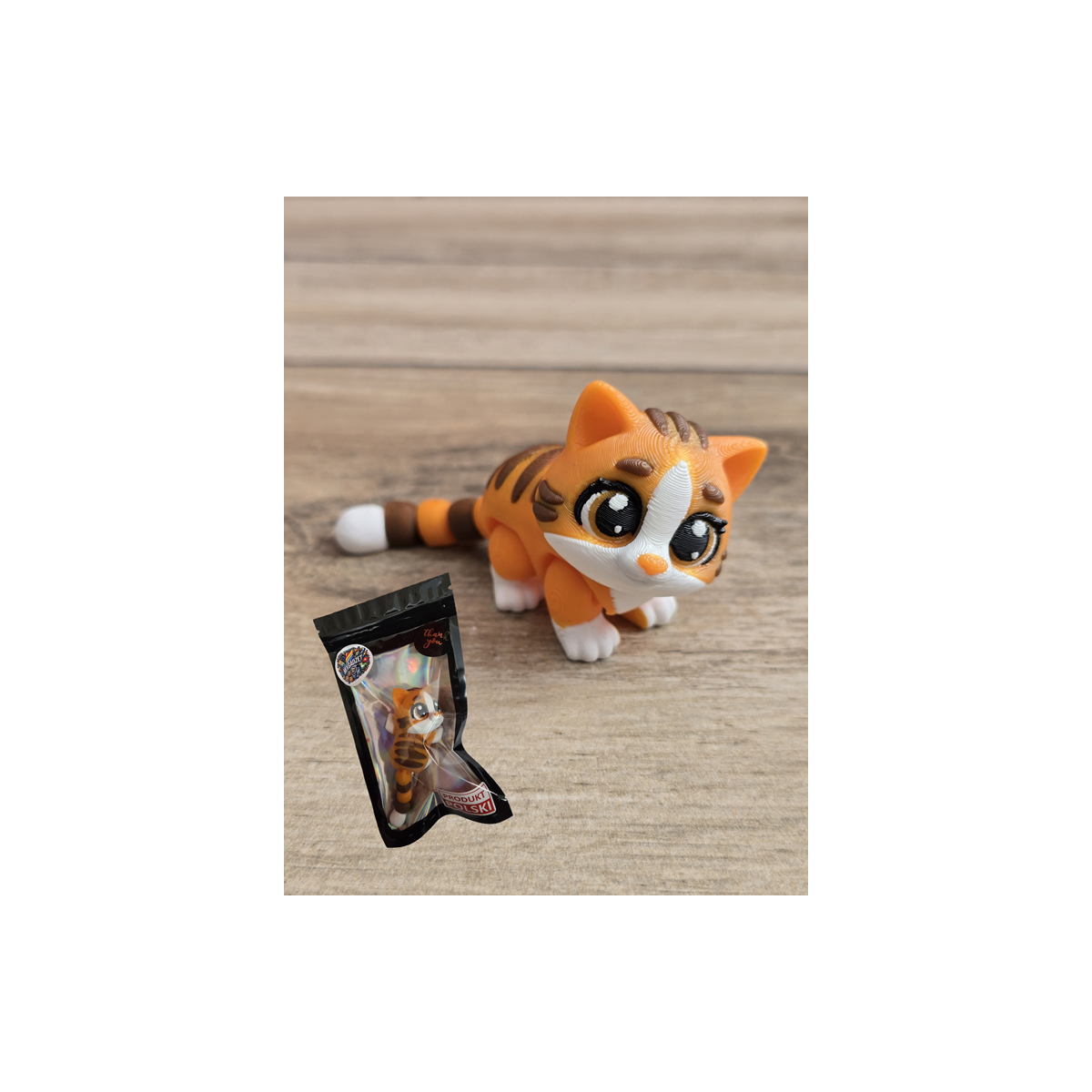 Figurka Kotka 3d - Druk3d fidget mixGadzet