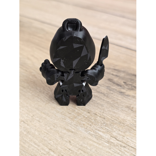 Figurka Chibi Ghostface z nożem 3d - Druk3d fidget mixGadzet